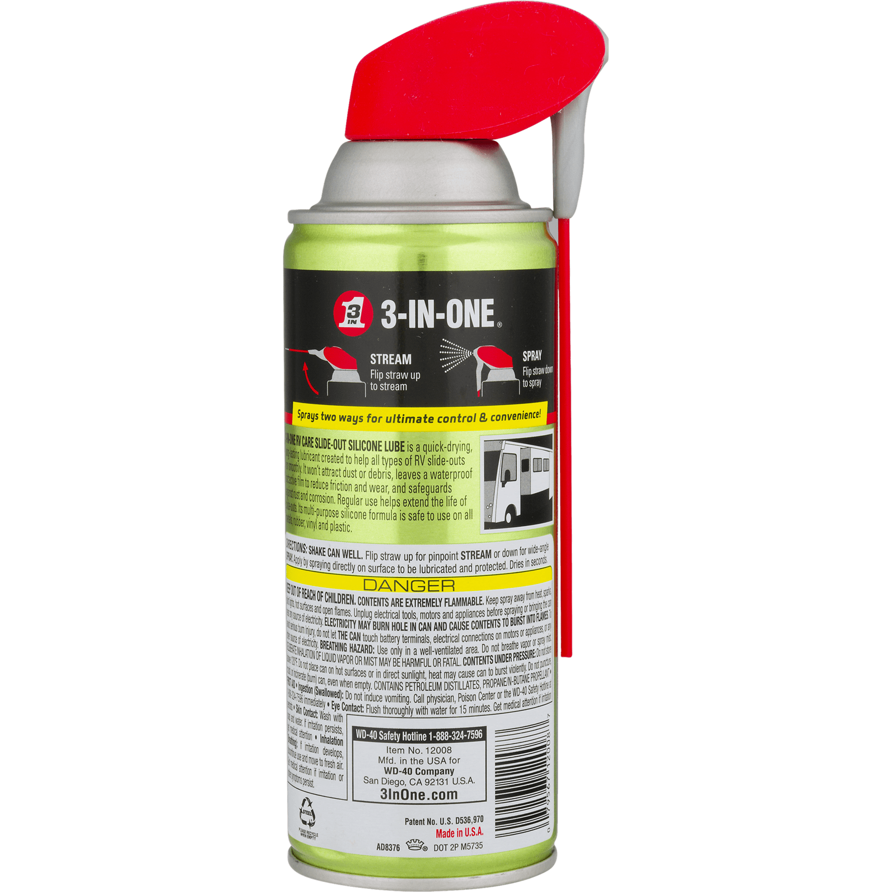 3 In One Rvcare Slide Out Silicone Lube Walmart Com