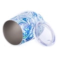thumbnail image 3 of Drinco 12 oz Wine Tumbler Stainless Steel with Lid Coffee Cup Vacuum Insluated Mug -Venice Swirl, 3 of 5