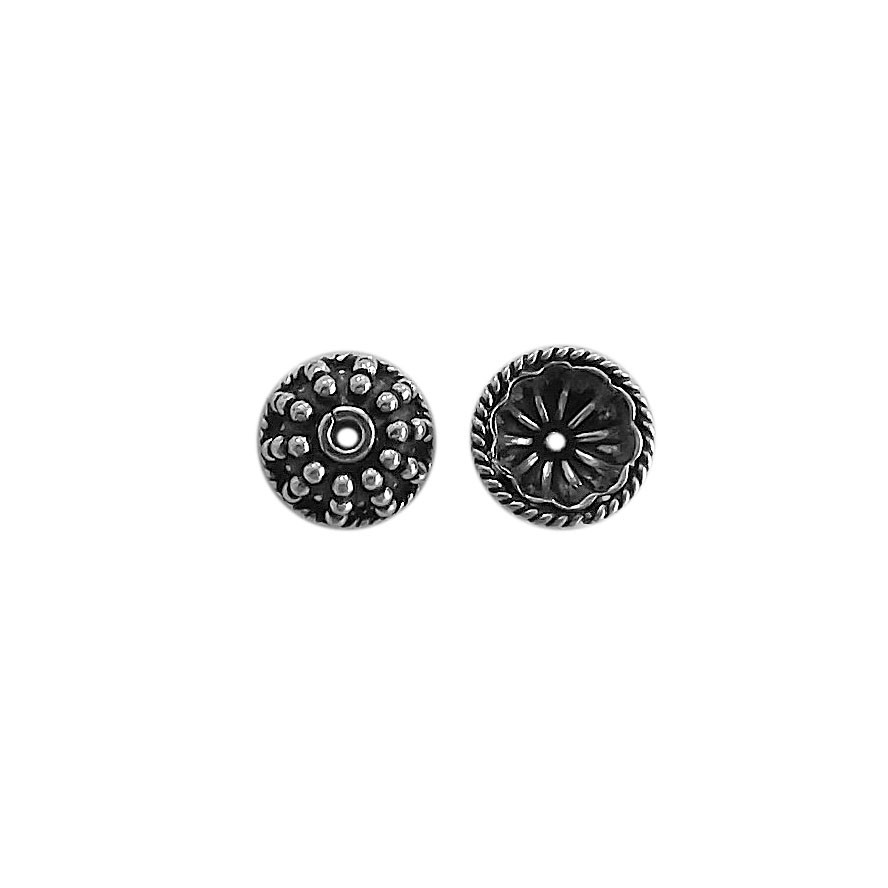Silver Overlay Bead Cap CSF-354
