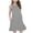 D10-Grey, variant on Ulitacool Girls' Dresses Summer Sleeveless Sundress Crewneck Solid Color Gown Fashion Clothes 13-14 Years Purple