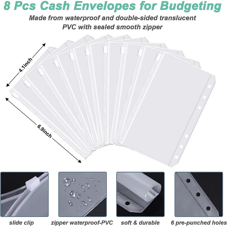 Envelopes Included A9 Cash Wallet Cash Binder Custom A9 Envelopes Included Mini Wallet