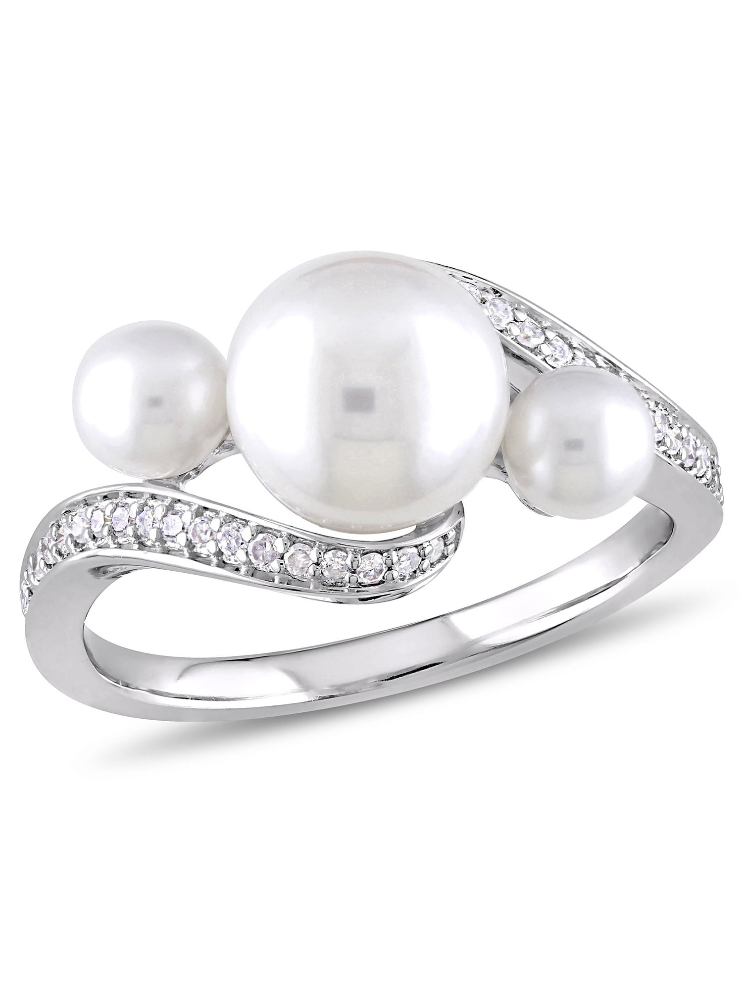 6 Ct Natural Round Shape Wonderful Freshwater White Pearl Gems 