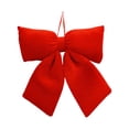 thumbnail image 2 of WDOBM Christmas Decorative Bows, Red Christmas Bow Ornament Tree Wreath Door Wall Party, Christmas Tree Bow, Hanging Christmas Ornaments for Home Decor Indoor, 2 of 7