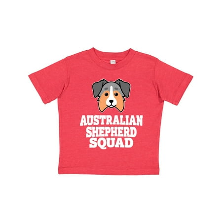 

Inktastic Dog Australian Shepherd Squad Gift Toddler Boy or Toddler Girl T-Shirt