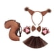 thumbnail image 3 of Kit de disfraz de cola de animal, falda de cosplay, diadema para cumpleaños, fiestas, carnaval café, 3 of 9