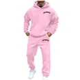 thumbnail image 2 of Mens Tracksuits 2025 San Francisco Casual Hooded Sweatshirt and Sweatpants Set Pockets Hoodie Joggers Trousers, 2 of 7
