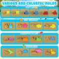 thumbnail image 3 of KiddiTouch Sand Toys, 35Pcs Beach Toys, Sandbox Toys with 3 Truck 2 Collapsible Beach Bucket, Sand Castle Toys Kit, Animal Dinosaur Molds, Shovel Set, 2 Mesh Bag, Summer Toys for Kids Toddlers Boys G, 3 of 9