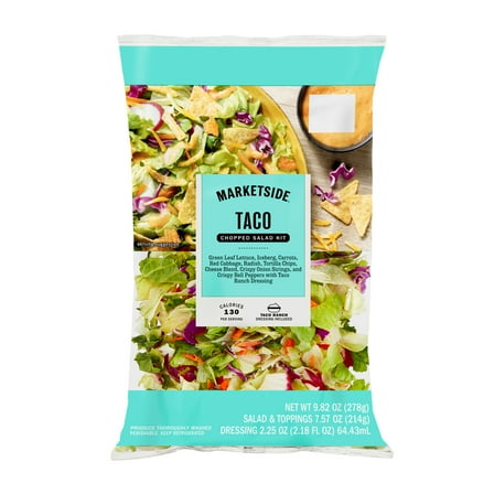 Marketside Taco Chopped Salad Kit, 9.82 oz Bag