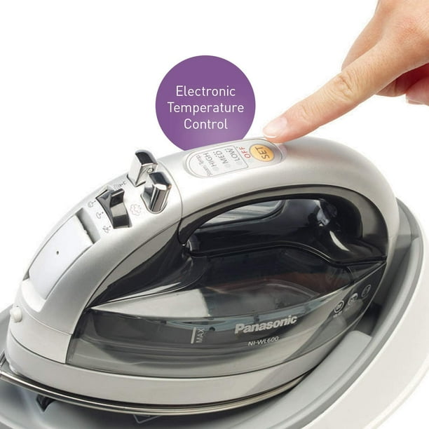 Panasonic NI-WL600 Cordless, 1500W Steam/Dry Electric Iron with