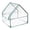 Clear, variant on Portable Mini Greenhouse for Plants, Clear Small Walk-in Garden Grow Tent for Indoor Outdoor Winter Frost Protection for Herbs, Flowers and Patio Yard Plants