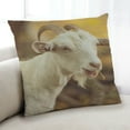 thumbnail image 1 of Ahgly Company Animals Goat Indoor Throw Pillow, 18 inch by 18 inch, 1 of 6