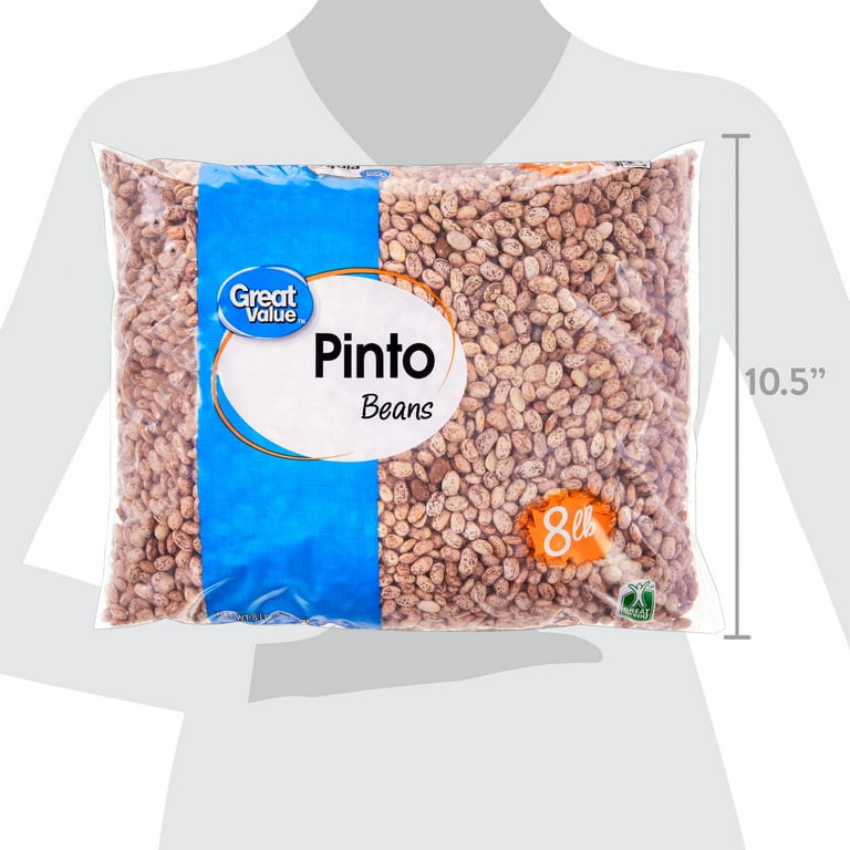 Great Value Dried Pinto Beans 8 lb Bag