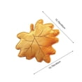 thumbnail image 3 of OANLKGI Maple Leaf Throw Pillow 15.75 x 15.75 IN Fall Leaf Pillow Decorative Cushion Accent Pillow for Couch Sofa Bed Chair Living Room Thanksgiving Decoration Living Room Dining Room Orange, 3 of 5