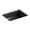 Black Black, variant on Verticyl Rectangle Undermount Bathroom Sink - Finish: White