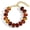 Beads bracelet--brown, variant on Chunky Beaded Bracelets for Women Boho Multicolor Acrylic Resin Beads Bracelet Adjustable Statement Bracelet Summer Beaded Jewelry