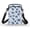 Blue Palm, variant on Chririnla Yorkie Christmas Pattern Crossbody Bag, Portable Shoulder Bag Polyester 2 Layer Cell Phone Purse for Travel Yoga