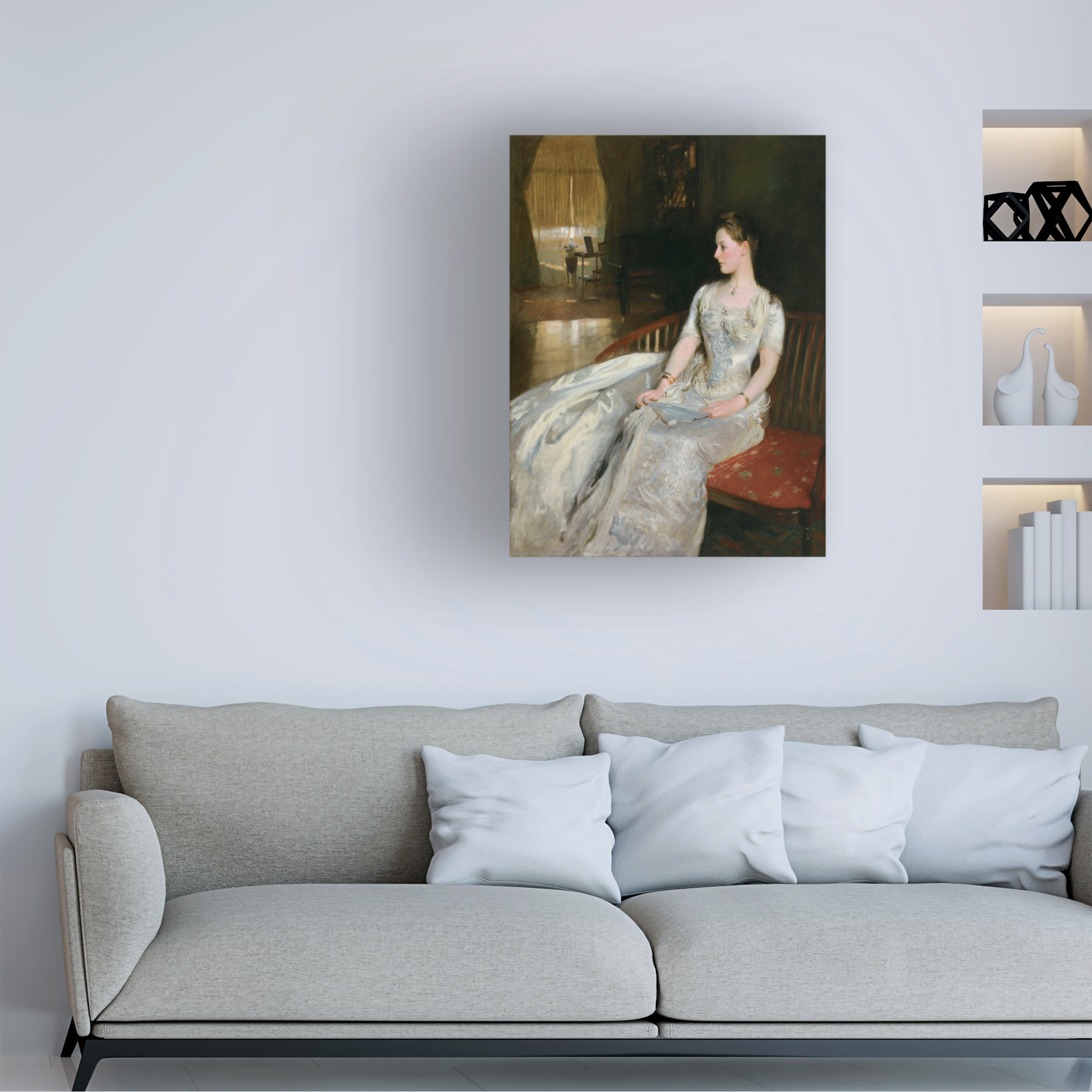 John Singer Sargent 'Mrs Cecil Wade' Canvas Art