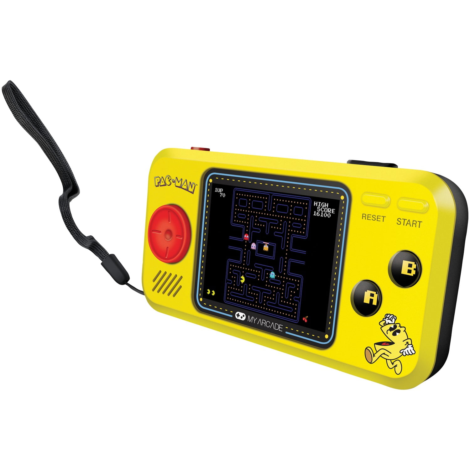 Pac-Man, Pac-Panic, Pac-Mania 0845620032273 MyArcade - DRMDGUNL3227 Pac-Man Pocket Player Handheld Game Console 3 Built-In Games for sale online 