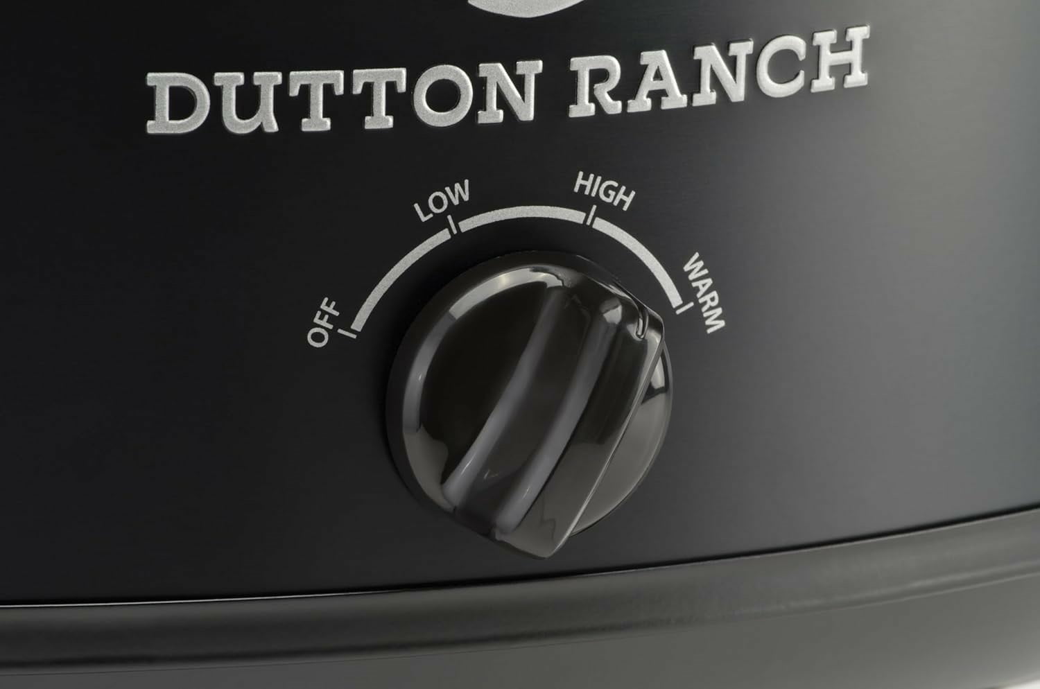 Yellowstone 7QT Slow Cooker in Matte Black