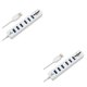 thumbnail image 1 of Bearachild USB Hub 2,0 Multi USB 2,0 Hub USB Splitter alta velocidad 6 puertos Hub TF lector de tarjetas todo en extensión de computadora Hub Type3 NO3, 1 of 5