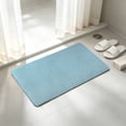 thumbnail image 6 of Zynviq Bathroom Rugs 35.9" X 16.9" Solid Color Bath Rugs Pvc Rectangular Blue Absorbent Washable Small Rug for Bathroom, 6 of 6