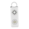 thumbnail image 4 of Alarma personal de 130 dB con linterna LED, alarma de autoprotección, recargable Blanco, 4 of 9
