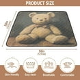 thumbnail image 4 of WOBOGO Cute Teddy Bear Doll Baby Playmats Extra Large Waterproof Rollable Activity Pads for Toddlers 50×50inch, 4 of 7