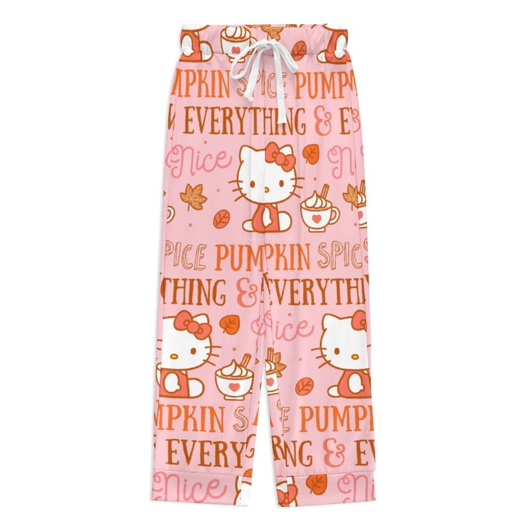 Hello Kitty Girls' Pants Set - 3 Piece Fleece Zip Up Hoodie, Graphic