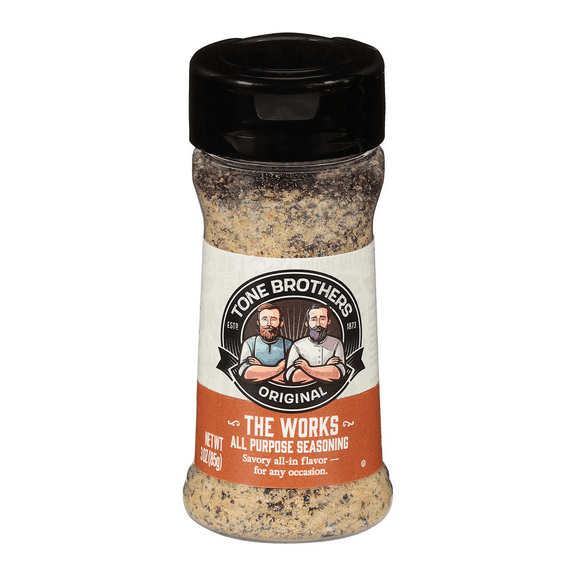 Tone Brothers Original The Works All Purpose Seasoning 3 oz