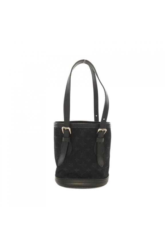 Pre-Owned Louis Vuitton Monogram Satin Little Bucket M92144 Handbag