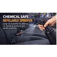 thumbnail image 3 of Opaque Black Spray Bottles - UV Light Blocking Professional/Industrial Large - Cleaning & Plant Solutions - Chemical Resistant - Extra Large 32 oz - Leak Resistant - Car Detailing - Janitorial, 3 of 8