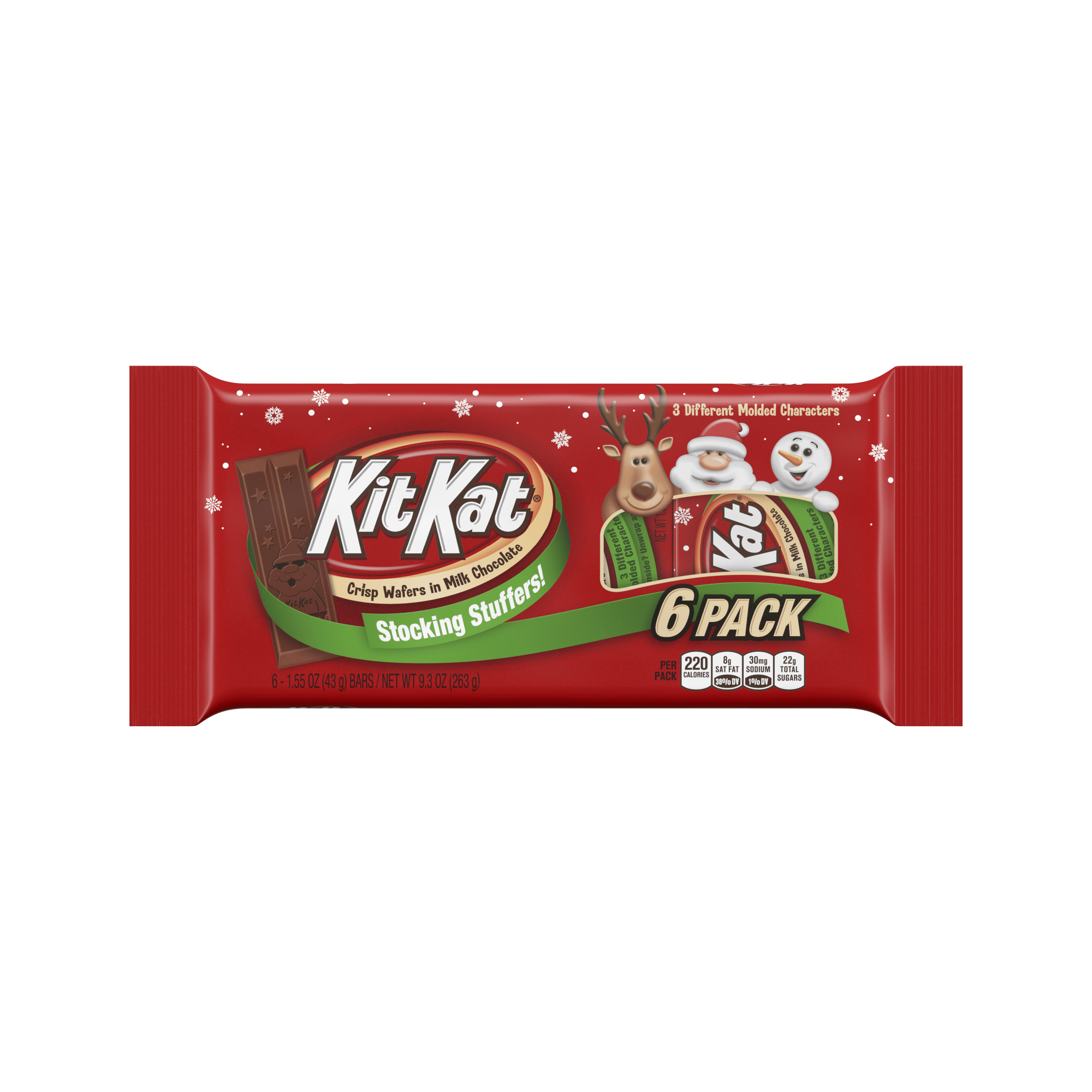 KIT KAT, Holiday Wafer Bars, 6 Ct, 9.3 Oz