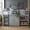 Gray, variant on VECELO Twin Size Loft Bed with Pull-out Desk, 4 Storage Drawer Cabinet and 2-Door Shelf Cabinet, Storage Bed Frame with Ladder and Full-length Guardrails, Grey
