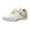 White, variant on Djtdsds Kids Soccer Cleats Adjustable Strap Non-Marking Football Shoes Size:5-5.5 Years