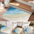 thumbnail image 6 of Blue Beach Coastal 2'x3' Washable Rug, Summer Ocean Nautical Seaside Non-Slip Soft Doormat Area Rugs for Entrance Bathroom Bedsides, StainResistant Carpet for Kitchen Bedroom, Entryway Floor Mat, 6 of 9