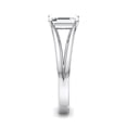thumbnail image 4 of xyz Jewel 1.8 Ct Emerald Cut Lab Created Diamond Engagement Ring for Women - 14K White Gold Plated Ring - Unique Split Shank Design - Perfect Proposal Ring - A Stunning Reflection of Your Love, 4 of 4