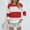 Red, variant on Dolkfu Pullover Woman Sweater Blue Crew Neck Striped Cotton Long Sleeve Sweater Women Knit Shirts,L