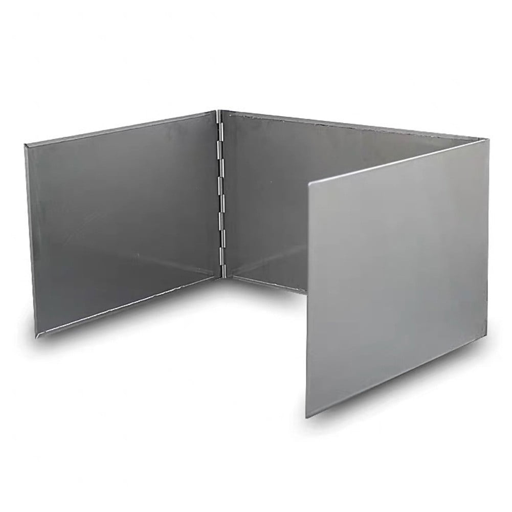 Camping Stove Windshield Stainless Steel Stove Plates Foldable Gas Stove Plates
