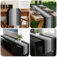 thumbnail image 6 of Black Gray Ombre Table Runner 120 Inches Long, Vintage Country Wooden Kitchen Coffee Dining Table Decoration for Home Party Birthday Wedding Home Decor 13x120 Inches, 6 of 8