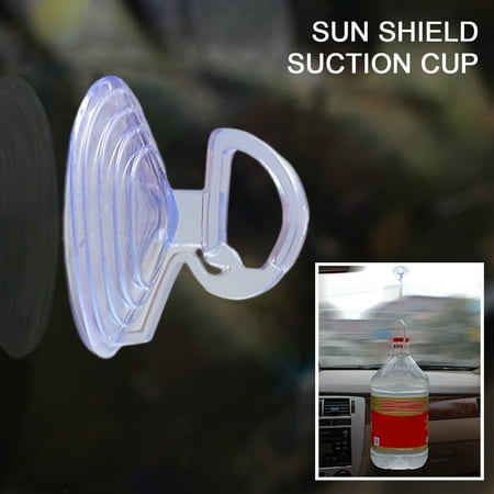 

QXuchild 20Pcs Suction Cup Strong Suction Powerful Sun-proof Punch-free 3.5cm Car Sunshade Clear Sucker Hook for Home