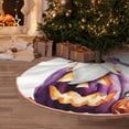 thumbnail image 6 of Kdxio Halloween Gnome With Pumpkins Print Christmas Tree Skirt Christmas Xmas Tree Skirts Mat for New Year Holiday Christmas Party Decorations-30", 6 of 7