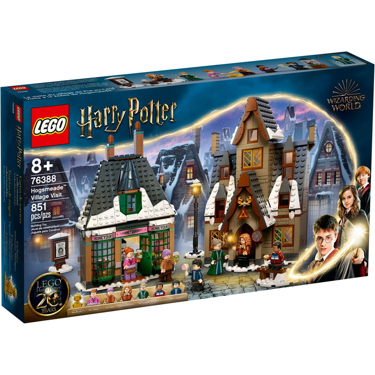 Gå en tur punktum Aftale LEGO Harry Potter Hogsmeade Village Visit 76388 Building Toy for 8 Year  Olds, 20th Anniversary Set with Collectible Harry Potter Figures Including  Golden Ron Weasley, Birthday Gift for Idea for Kids - Walmart.com