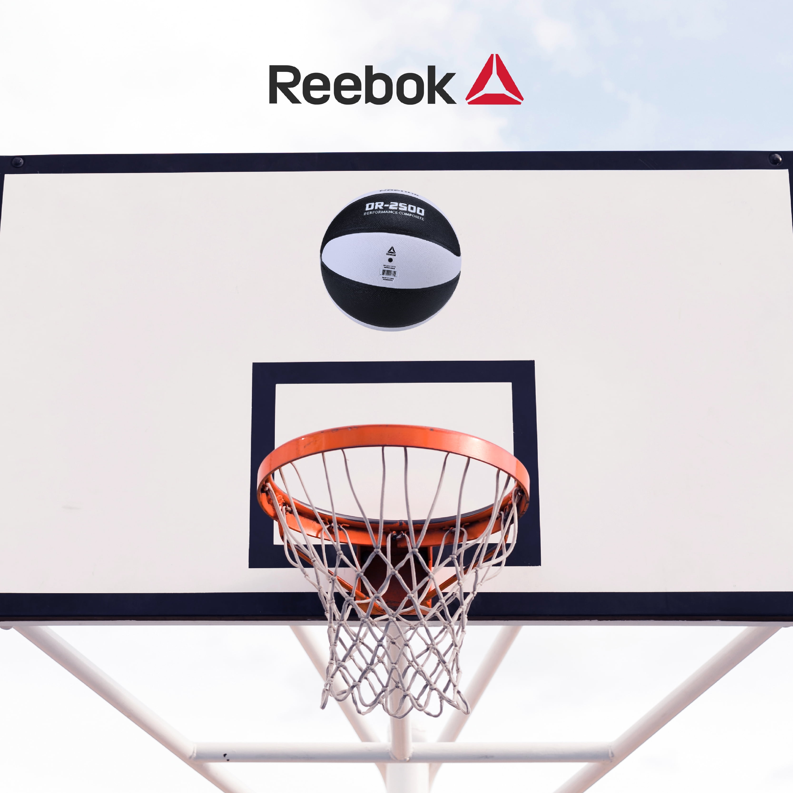 (5 pack) Reebok Delta DR-2500  Indoor/Outdoor Composite Basketball, Size 7 (29.5 in)