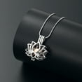 thumbnail image 6 of Keepsake Lotus with Mini Urn Pendent for Ashes and Chain Memorial Cremation Jewelry for Ashes of Loved One Urn Necklace Lockets for Human Ashes Pet Ashes Holder, 6 of 8