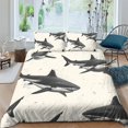 thumbnail image 1 of Home Bedding Set Fish Shell Comforter Cover Set Teen Adult Creative Seafloor Bedspreads,California King (98"x104"), 1 of 5