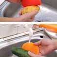 thumbnail image 3 of Advancent Cepillo para platos, lavadora, fregador, alfombrilla, forro, frutas, verduras, caldera de alimentos Suministros de limpieza para el hogar púrpura, 3 of 3