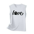 thumbnail image 5 of Aoochasliy Tank Tops for Women Clearance Summer Women Fashion Round Neck Printed Sleeveless Casual Tank Tops, 5 of 5