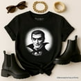 thumbnail image 6 of Dracula Spooky Portrait T-Shirt, Horror Villain Theme Halloween Tee, 6 of 6
