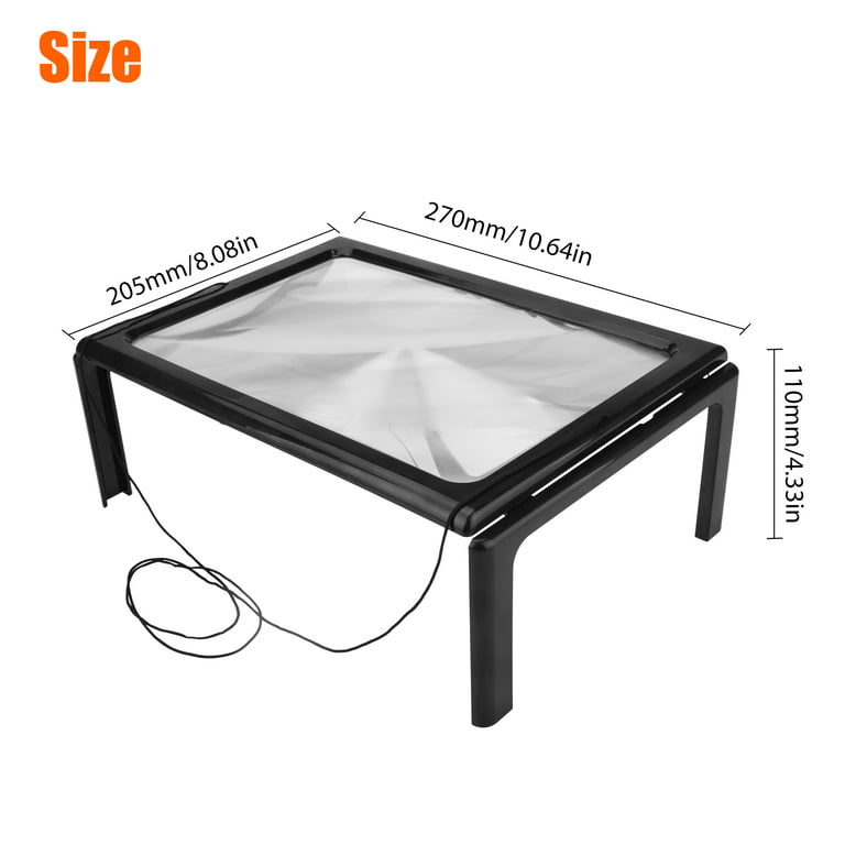 Buy LED Hands Free illuminated Magnifying Glass with Stand and Light - 3X  Lens Folding Lighted Magnifier for Reading, Inspection, Repair, Hobby and  Craft - Innovative 5-in-1 Design Online at desertcartBahamas