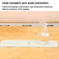 thumbnail image 4 of Durable Water Catcher Bathroom Faucet Mat Draining Pad Countertop Protector Sink Splash Guard GREEN MEDIUM, 4 of 8